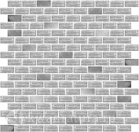 Мозаика для настенной плитки AZORI Devore Gris Light 707423010 30*30 см