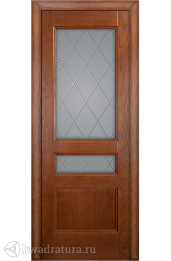 Межкомнатная дверь Луидор Джесика Лайт дуб с/о белое гравировка "Готика"