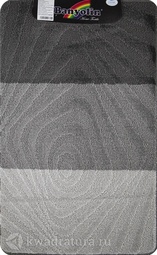 Коврик для ванной комнаты SILVER одинарный антрацит 60*100 см 202020 (00233)