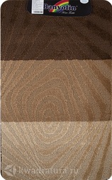 Коврик для ванной комнаты SILVER одинарный коричневый 60*100 см 202020 (00234)