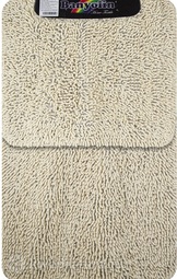 Коврик для ванной комнаты Moss 103 двойной кремовый 60*100 + 50*60 см (00405)