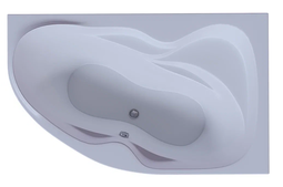 Акриловая ванна Aquatek Вега 170*105 см правая (в комплекте каркас, фронтальная панель, слив-перелив) VEG170-0000083