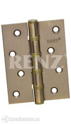 Петля дверная Renz 100- 4BB FH CF стальная 100*75*2,5 CF кофе