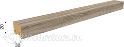 Интерьерная рейка МДФ Дуб винтаж 20*30*2700 мм