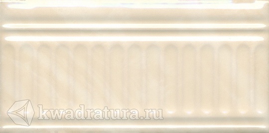 Бордюр для настенной плитки Kerama Marazzi Летний сад беж структурированный 190173F 9,9*20 см