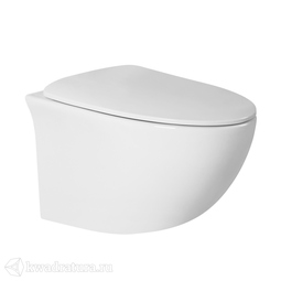 Унитаз подвесной Calypso CS207EP, сиденье Slim, микролифт, 520*370*360, белый
