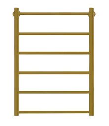 Полотенцесушитель DEROH Treppe 6П, универс. подключ. 500/800 золото матовое DWTE500800GoldMATUC