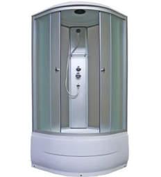 Душевая кабина AQUAPULSE 4003D fabric white 100*100 см