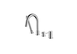 Смеситель на борт ванны на 4 отв. Aquatek Европа AQ1348CR
