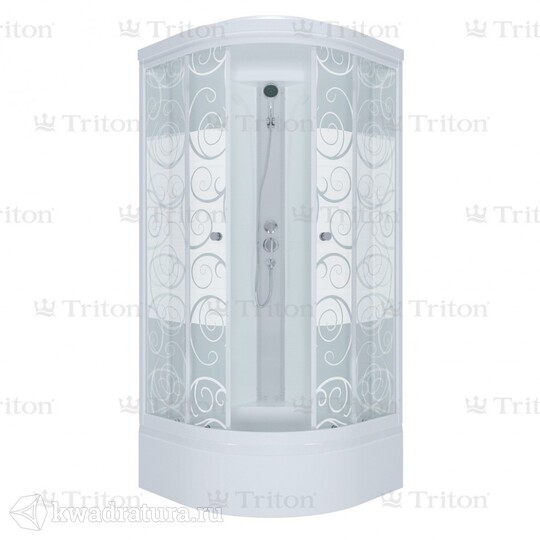 Душевая кабина Triton АКВА Стандарт Узоры В 90*90 (ДН4) Щ0000027248