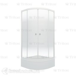 Душевое ограждение Triton Лайт 90*90 В (с поддоном) Щ0000039803