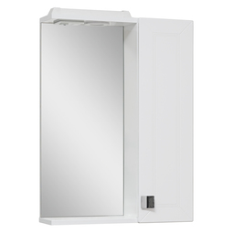 Зеркало-шкаф Aqua de Marco Остин белый, правый 50 см