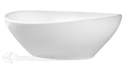 Раковина накладная GROSSMAN GR-3022 с переливом, без отверстия под смеситель, 590*380*190, белая