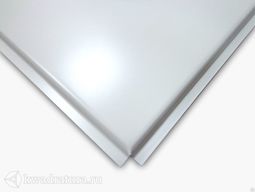 Кассетный потолок AP600A6 Тигуляр Т-24/(T-15) Белый матовый, аллюминий 600*600 мм