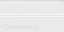 Плинтус для настенной плитки для настенной плитки Kerama Marazzi Марсо белый обрезной FMA020R 15*30 см