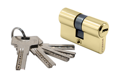 Ключевой цилиндр Morelli HS 70C PG (перфорированный ключ) Золото
