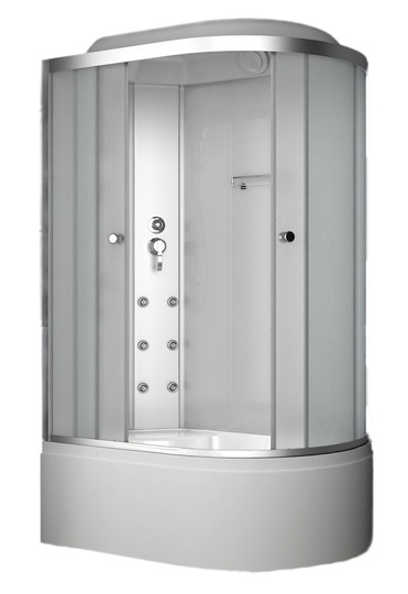 Душевая кабина ODA BST 8037 matt-L матовое стекло в/п 120*80*215 см