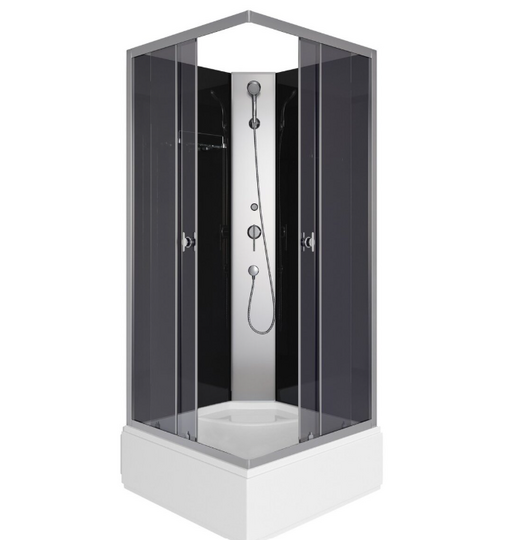 Душевая кабина Niagara Eco E90/26Q/TN/BK 90х90х195 см