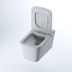 Унитаз приставной GROSSMAN GR-PR-5501i сиденье дюропласт, микролифт, импульсный смыв, 590*360*440, белый