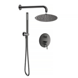 Душевой комплект AQUAME AQM8404GM металл