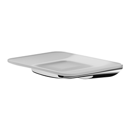 Стеклянная мыльница AM.PM Inspire V2.0 с настенным держателем, хром, A50A34200