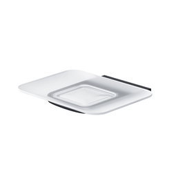 Стеклянная мыльница AM.PM Inspire V2.0 с настенным держателем, черный, A50A34222