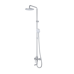 Душевая система Iddis Aiger с тропическим душем , ручным душем и изливом , хром глянцевый, AIGSB3Fi06