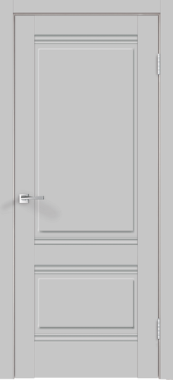 Межкомнатная дверь Velldoris (Веллдорис) ALTO 2P Эмалит серый, глухое