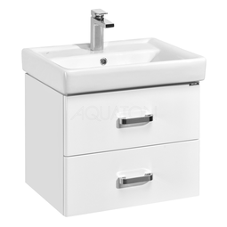 Тумба подвесная Aquaton Америна 60 белая с раковиной Тигода 1A135401AM010