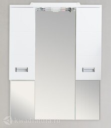 Зеркало Aqua de Marco Балтика белый, подсветка, 80 см