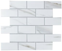 Мозаика Bonaparte Brick Calacatta Gold 29,55*29,1 см