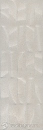 Настенная плитка Kerama Marazzi Безана серый светлый структура обрезной 12151R 25*75 см
