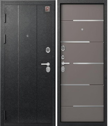 Дверь входная металлическая Центурион С-108 Серый муар - Базальт