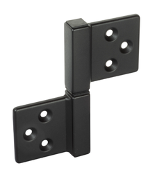 Петли накладные Morelli CH-S 85X82 B черный