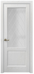 Межкомнатная дверь Classic Capella CP02V Snow Ash Rombo