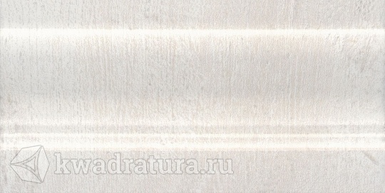 Керамический плинтус для настенной плитки Kerama Marazzi Кантри Шик белый 10*20 см FMC010