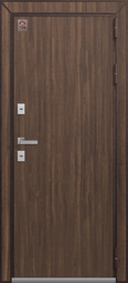 Дверь входная металлическая Центурион Т-3 Premium Медный муар+Вайлд - Белый скол дуба
