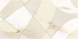 Декор для настенной плитки AZORI Calacatta Royal Geometria 31,5*63 см 587912001