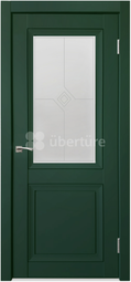Межкомнатная дверь Uberture Decanto ПДО 1 зеленая