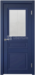 Межкомнатная дверь Uberture Decanto ПДО 3 синяя