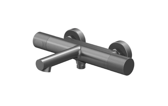 Смеситель для ванны Iddis Duna с термостатом, графит матовый, DUNGM02i74WA