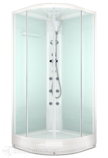Душевая кабина DOMANI-Spa Delight Slim 88 DS01DS88LWM10 80*80 см