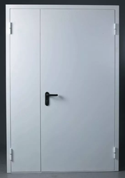 Дверь входная металлическая ДПМ 02 RAL 7035  1280*2050 мм
