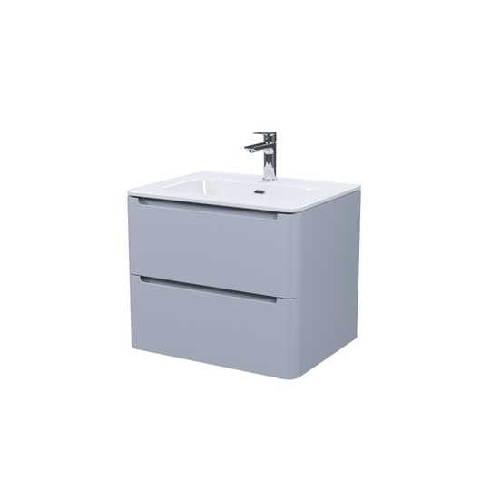 Тумба подвесная Iddis Edifice 60 см светло-серая с умывальником EDI60L0i95K