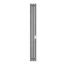 Полотенцесушитель электрический TONI ARTI Siena rotondo pulsante 3П 13/120 СП gun metall TA-3205002
