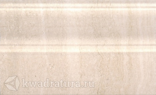 Керамический плинтус для настенной плитки Kerama Marazzi Пантеон беж 15*25 см FMB006