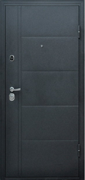 Дверь входная металлическая Форпост Эверест Царга Серый графит - Сандал серый