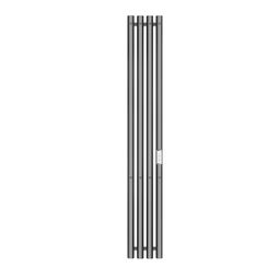 Полотенцесушитель электрический TONI ARTI Siena rotondo pulsante 4П 18/120 СП gun metall TA-3205004