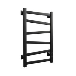 Полотенцесушитель электрический ONI ARTI Zig-zag pulsante 6П 40/70 черный матовый TA-3503001