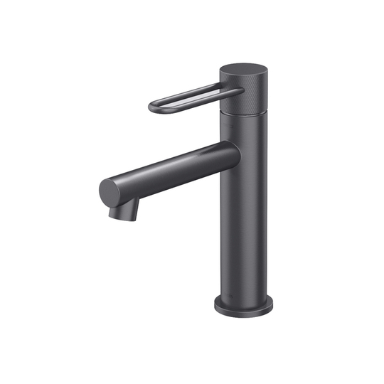 Смеситель для умывальника Iddis Duna, матовый графит, DUNGM00i01